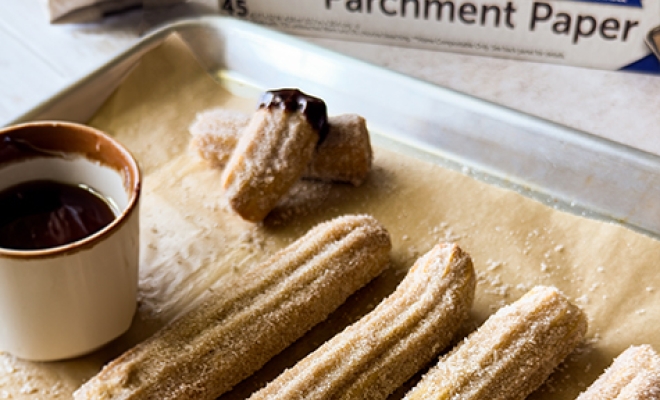 
Baked Cinnamon Sugar Churros 
